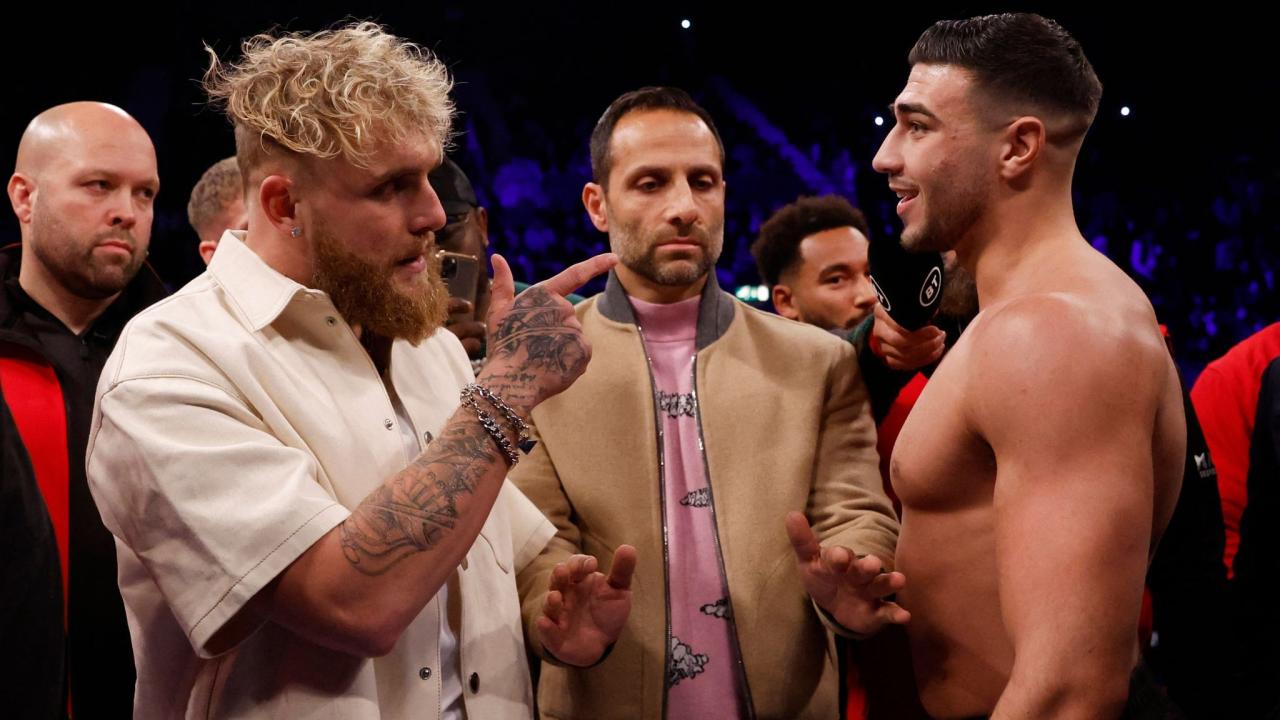 Tommy Fury looks miserable at Tyson Fury fight following Molly-Mae